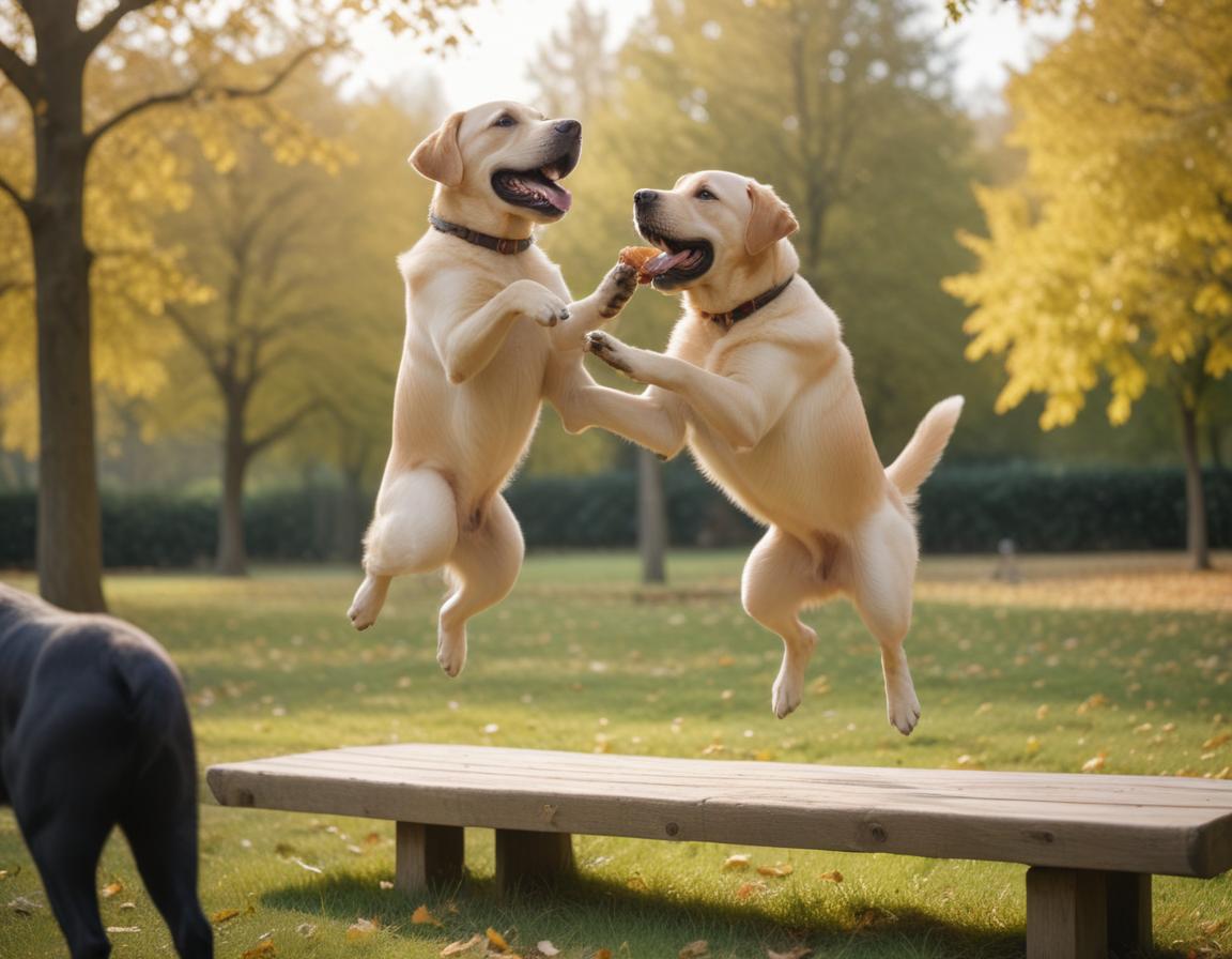 Dog owner and pet sharing a moment of trust and affection outdoors